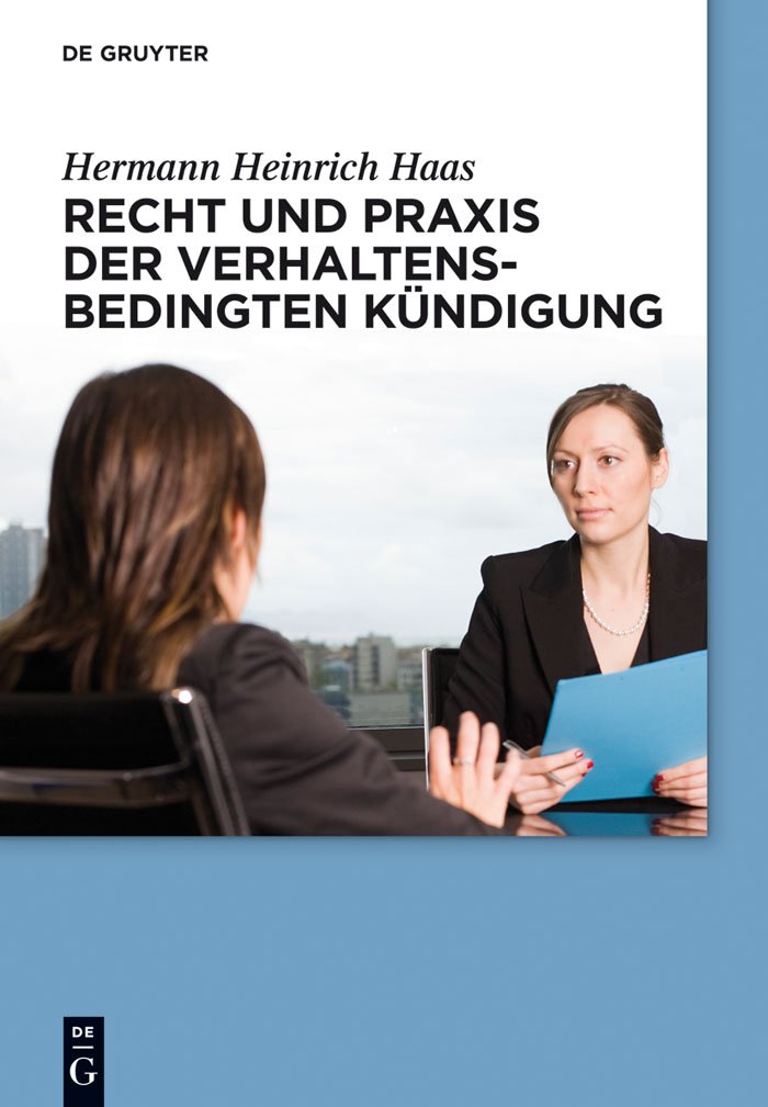 Recht und Praxis der verhaltensbedingten Kündigung book