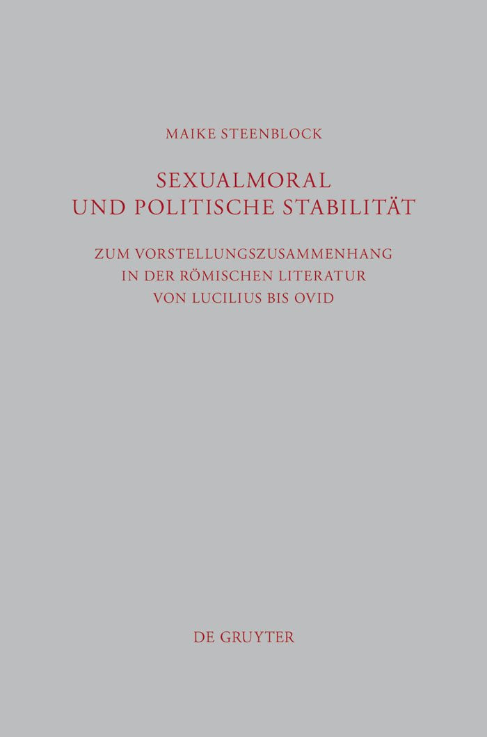 Sexualmoral und politische Stabilität Contemporary literature