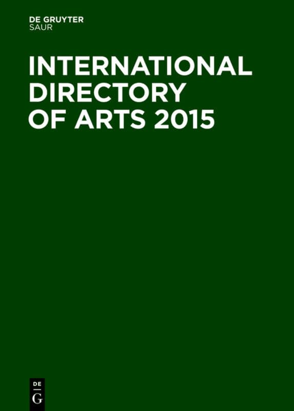 International Directory of Arts 2015 Social Sciences