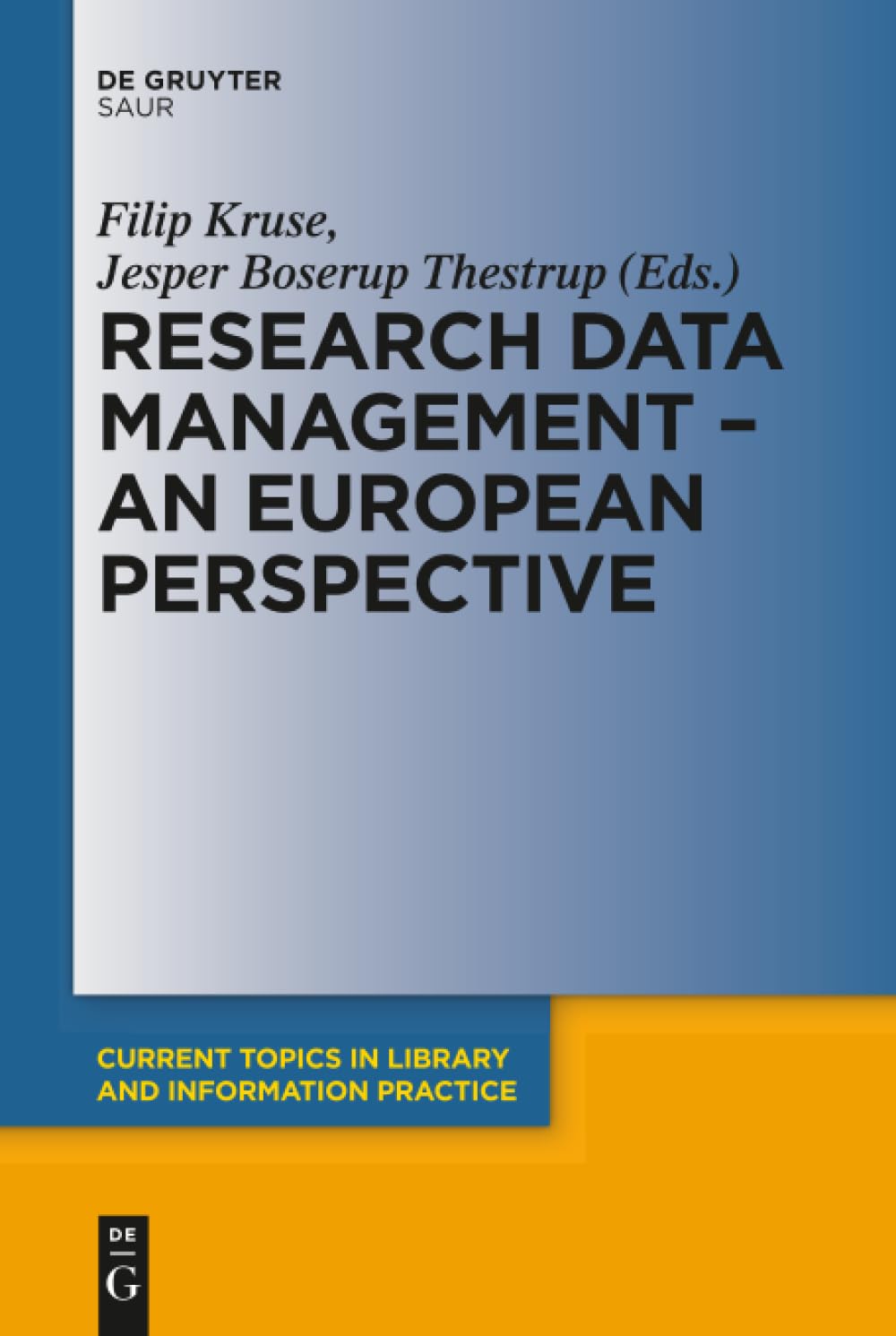 Research Data Management - A European Perspective Law