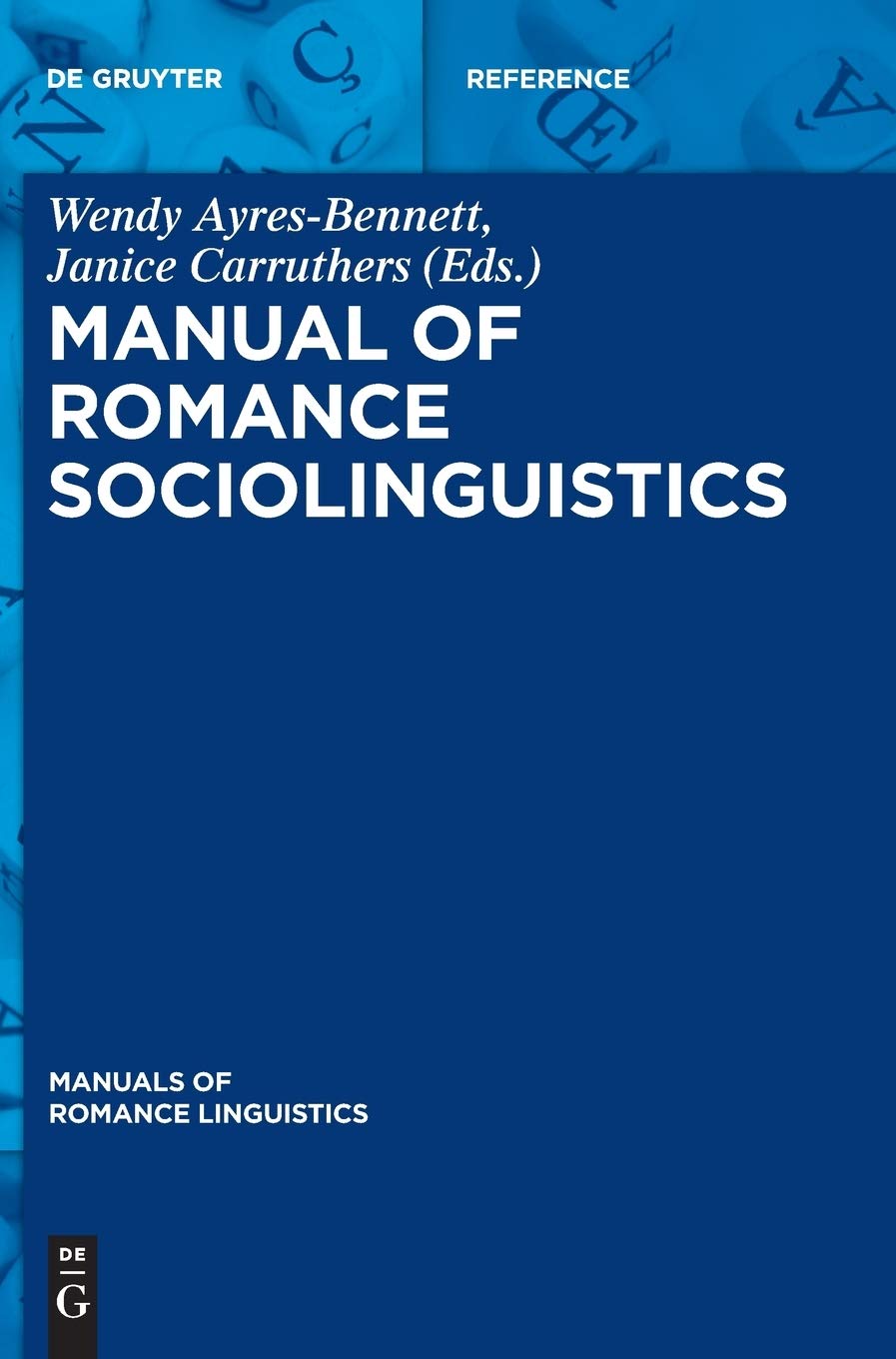 Manual of Romance Sociolinguistics book