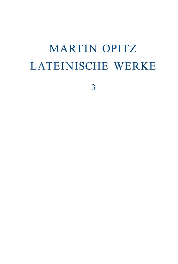 1631-1639 (Ausgaben deutscher Literatur des 15. bis 18. Jahrhunderts, 172, Band 3) Contemporary literature