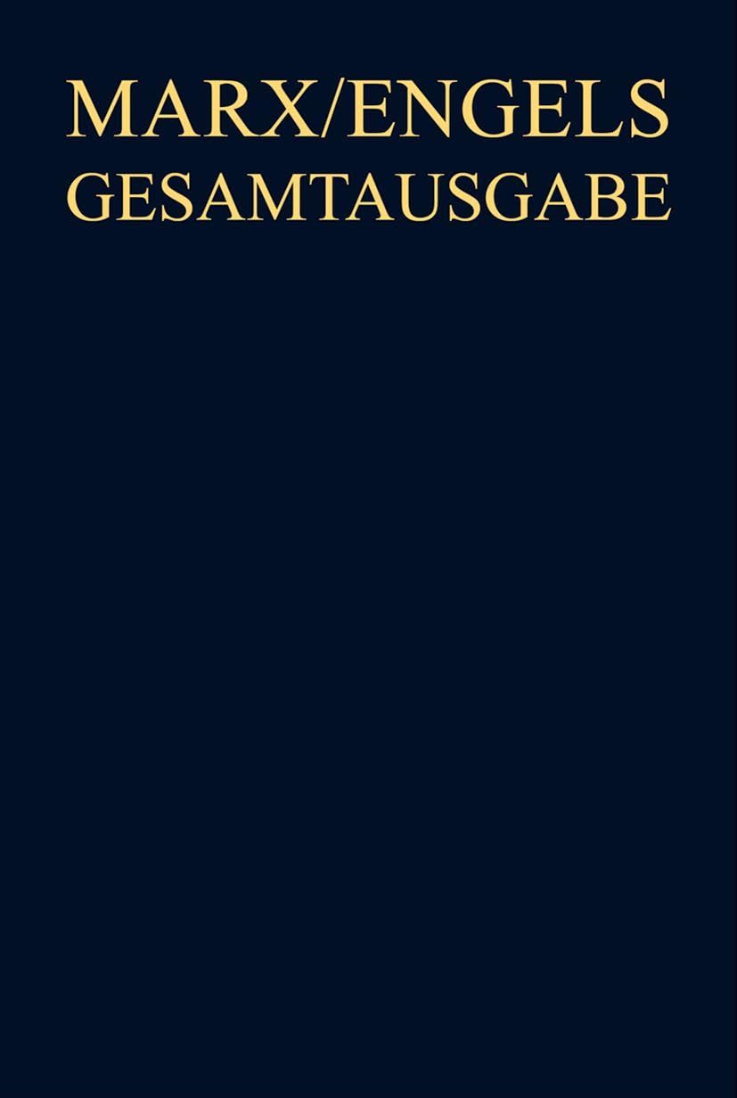 September 1857 bis Dezember 1858 (Gesamtausgabe (MEGA)) Philosophy