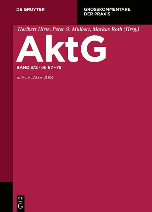 §§ 67-75: §§ 67-75 / Sections 67-75 (Großkommentare der Praxis) Law