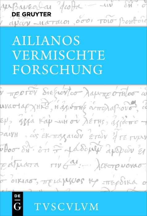 Vermischte Forschung: Griechisch - deutsch (Sammlung Tusculum) Philosophy