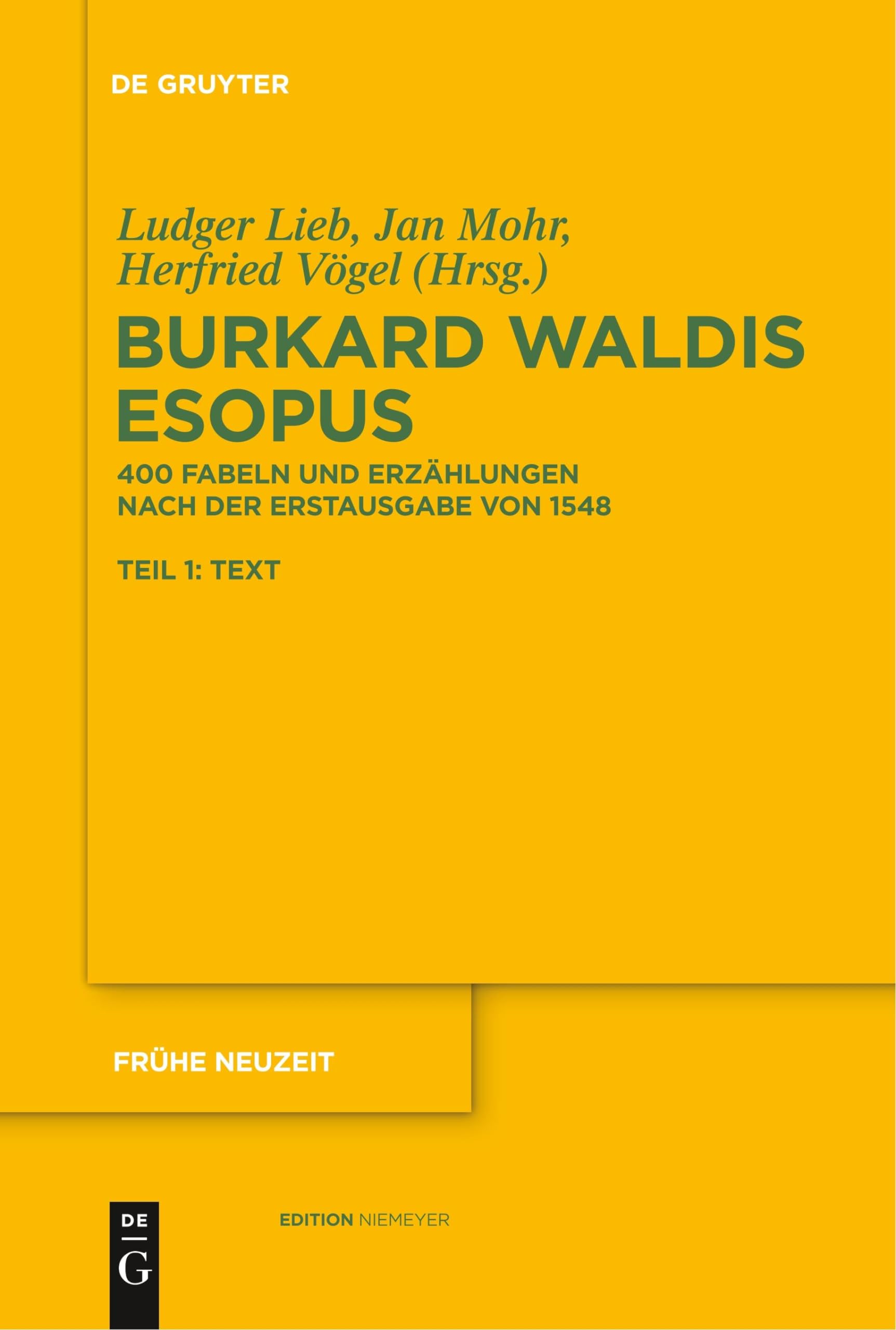 Product Image: Burkard Waldis: Esopus