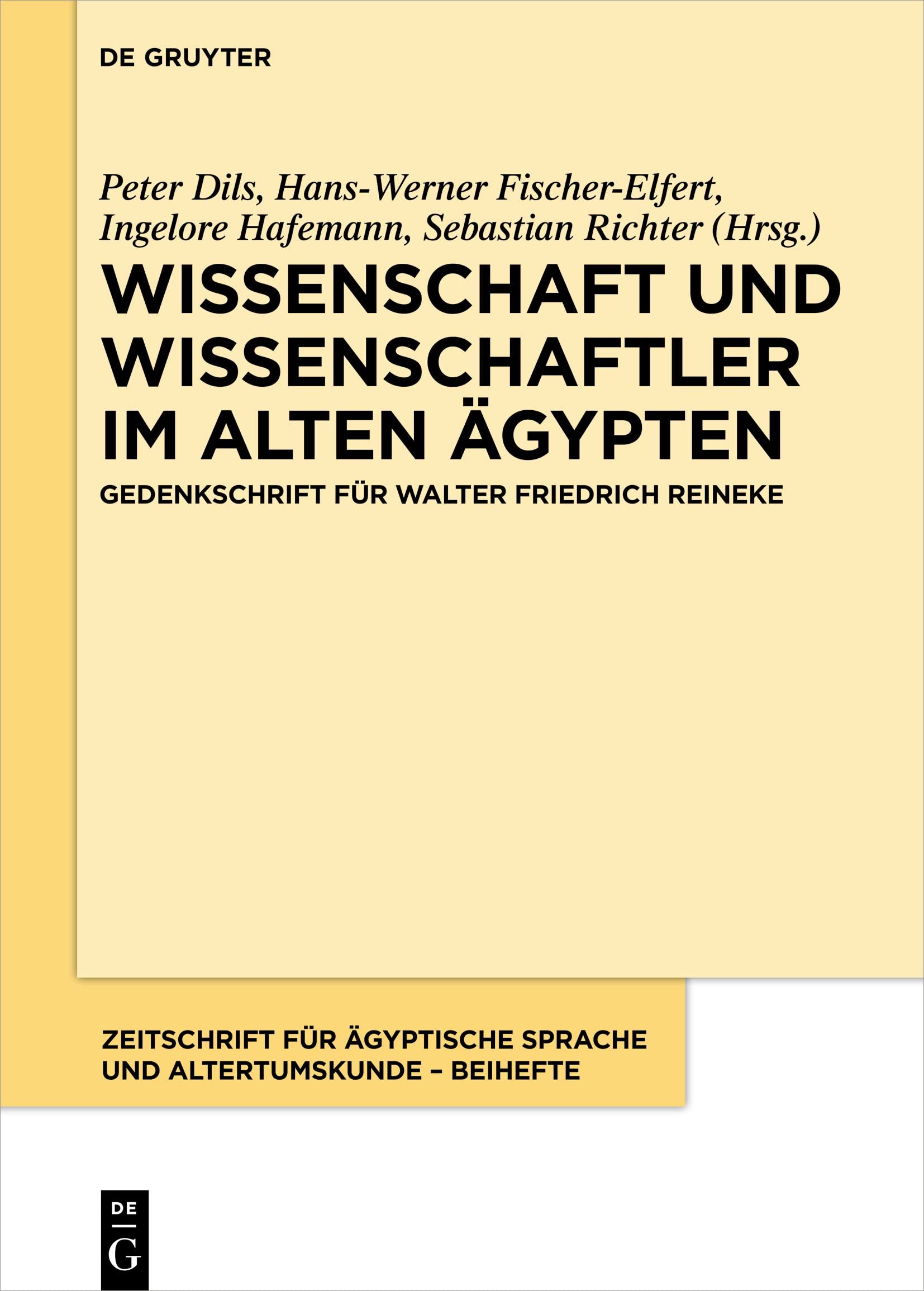 Wissenschaft und Wissenschaftler im Alten Ägypten Natural Sciences