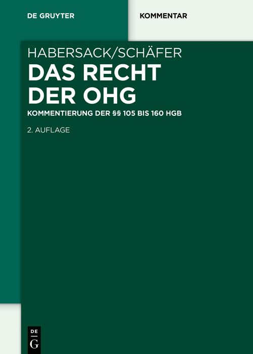 Product Image: Das Recht der OHG
