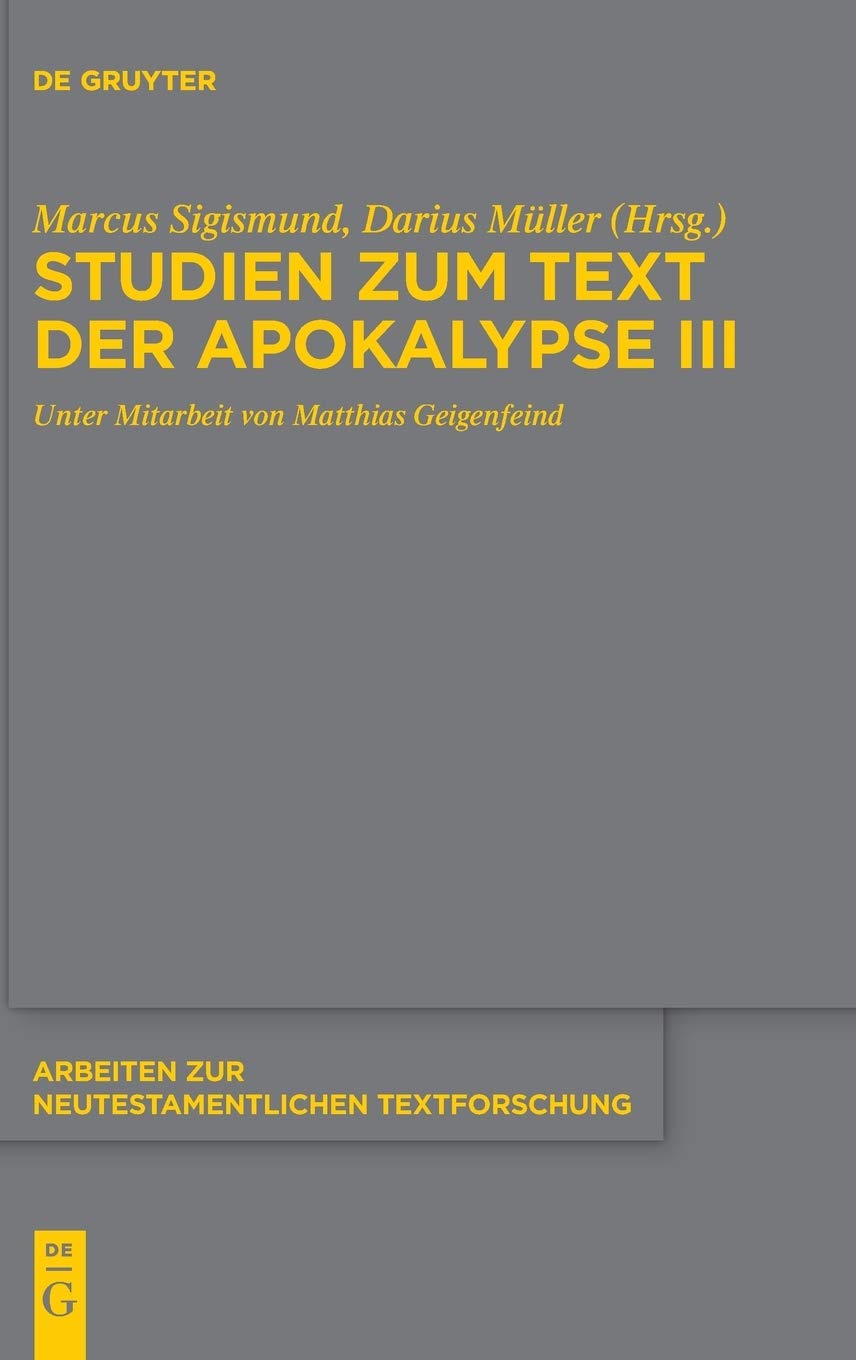 Product Image: Studien zum Text der Apokalypse III