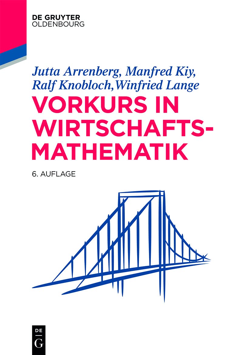Vorkurs in Wirtschaftsmathematik (De Gruyter Studium) Law