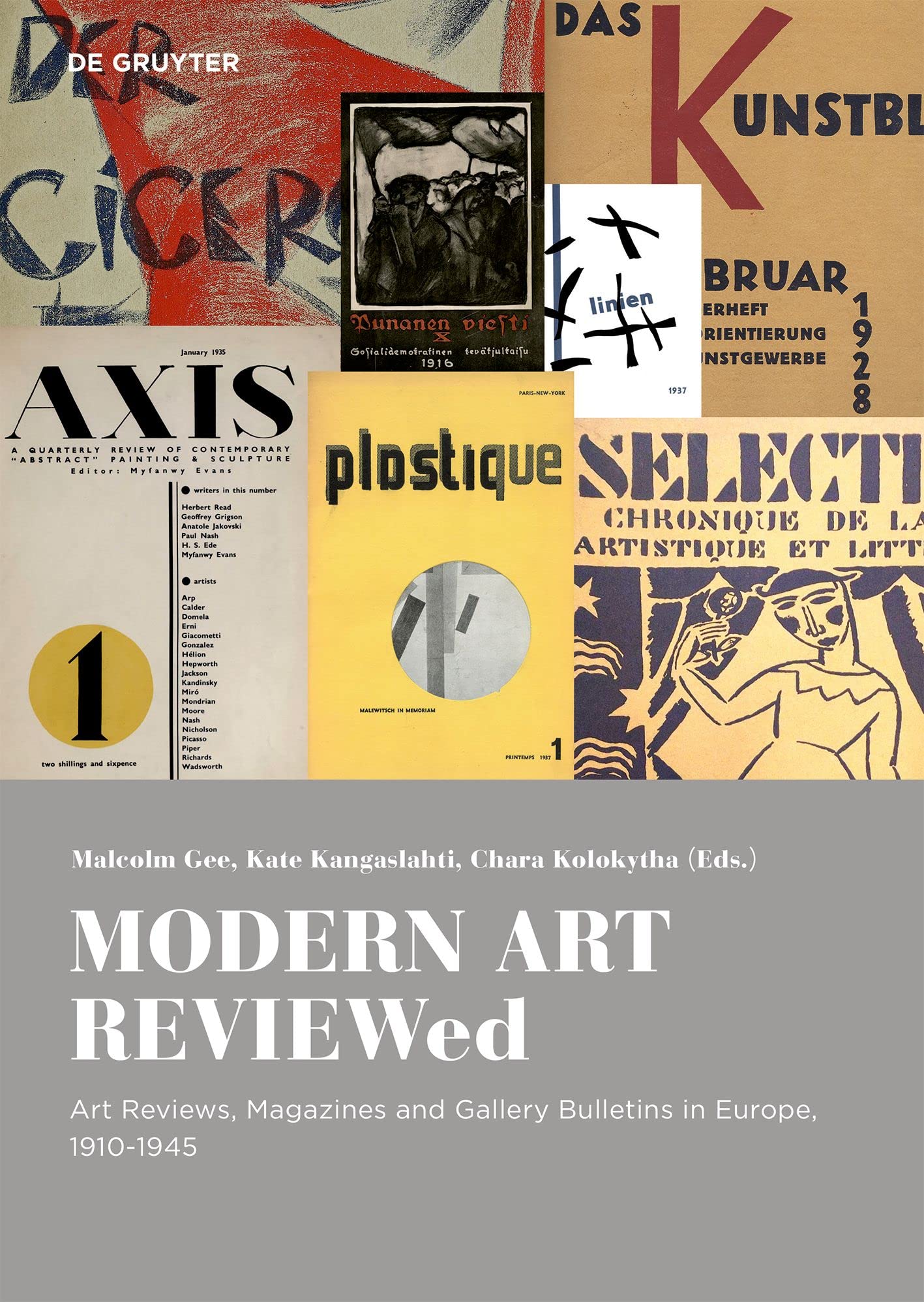 MODERN ART REVIEWed: Art Reviews, Magazines and Gallery Bulletins in Europe, 1910-1945 Film, Art & Culture