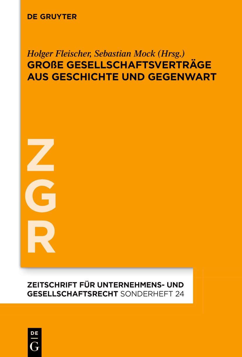 Grosse Gesellschaftsverträge Aus Geschichte Und Gegenwart book