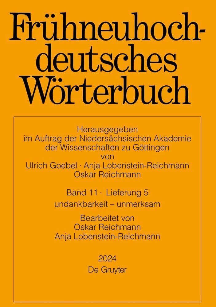 Frühneuhochdeutsches Wörterbuch. Band 11/Lieferung 5 Social Sciences