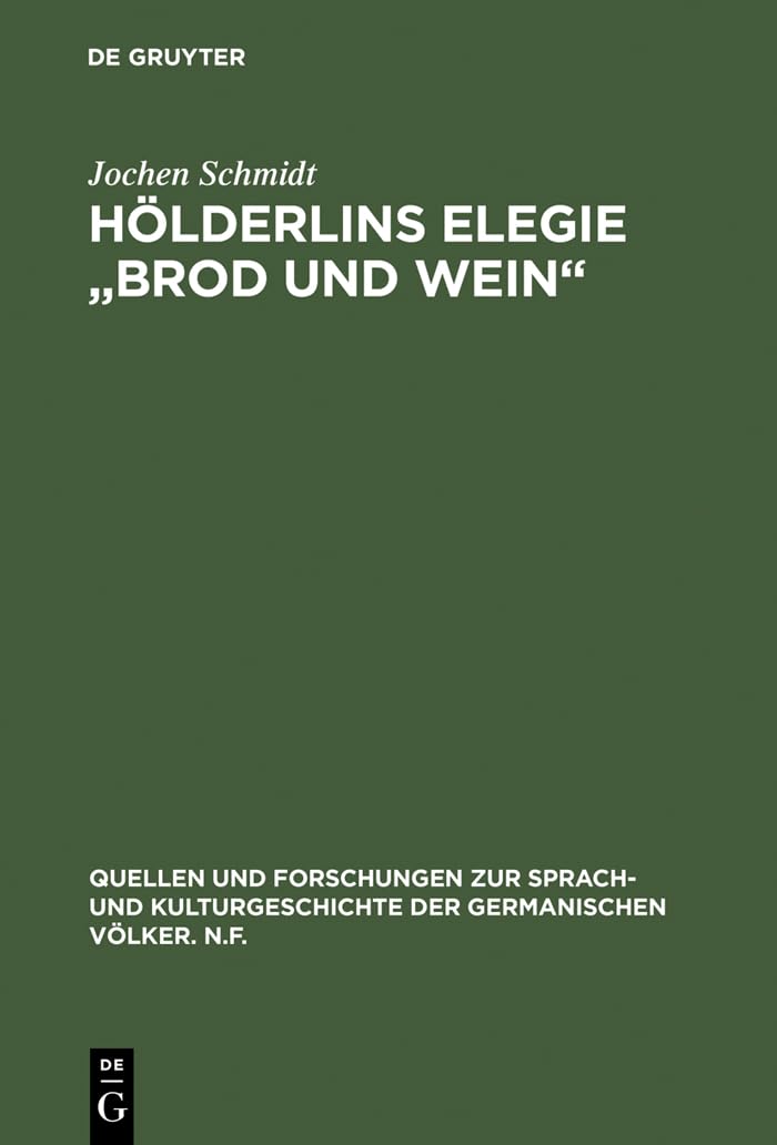 Product Image: Hölderlins Elegie "Brod und Wein"
