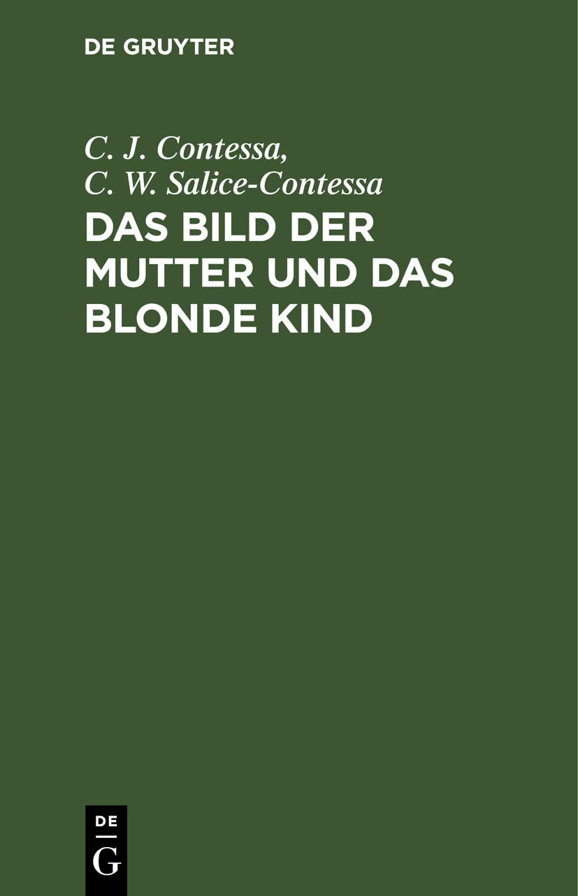 Das Bild der Mutter und das blonde Kind: Zwei Erzählungen Contemporary literature