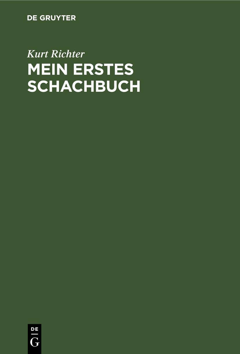 Mein erstes Schachbuch Reference Books