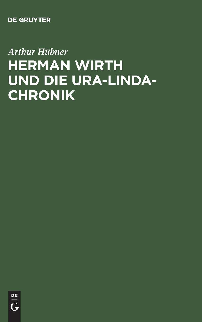 Herman Wirth und die Ura-Linda-Chronik Contemporary literature