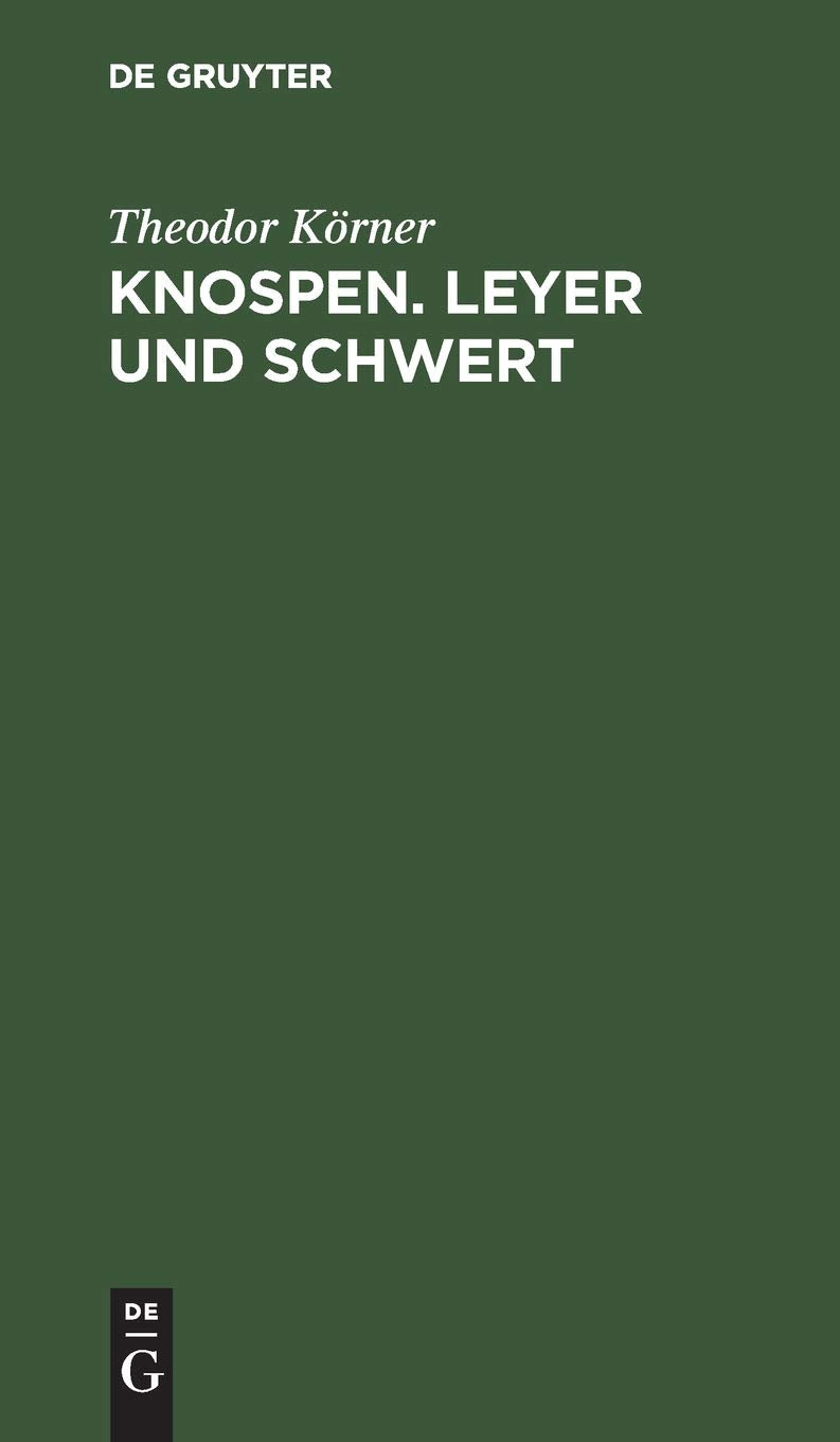 Knospen. Leyer und Schwert Poetry