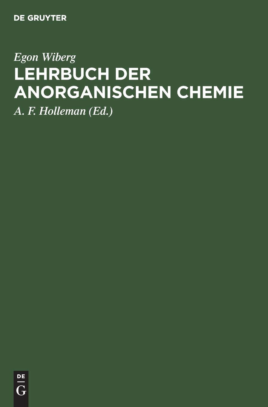Lehrbuch der anorganischen Chemie Contemporary literature