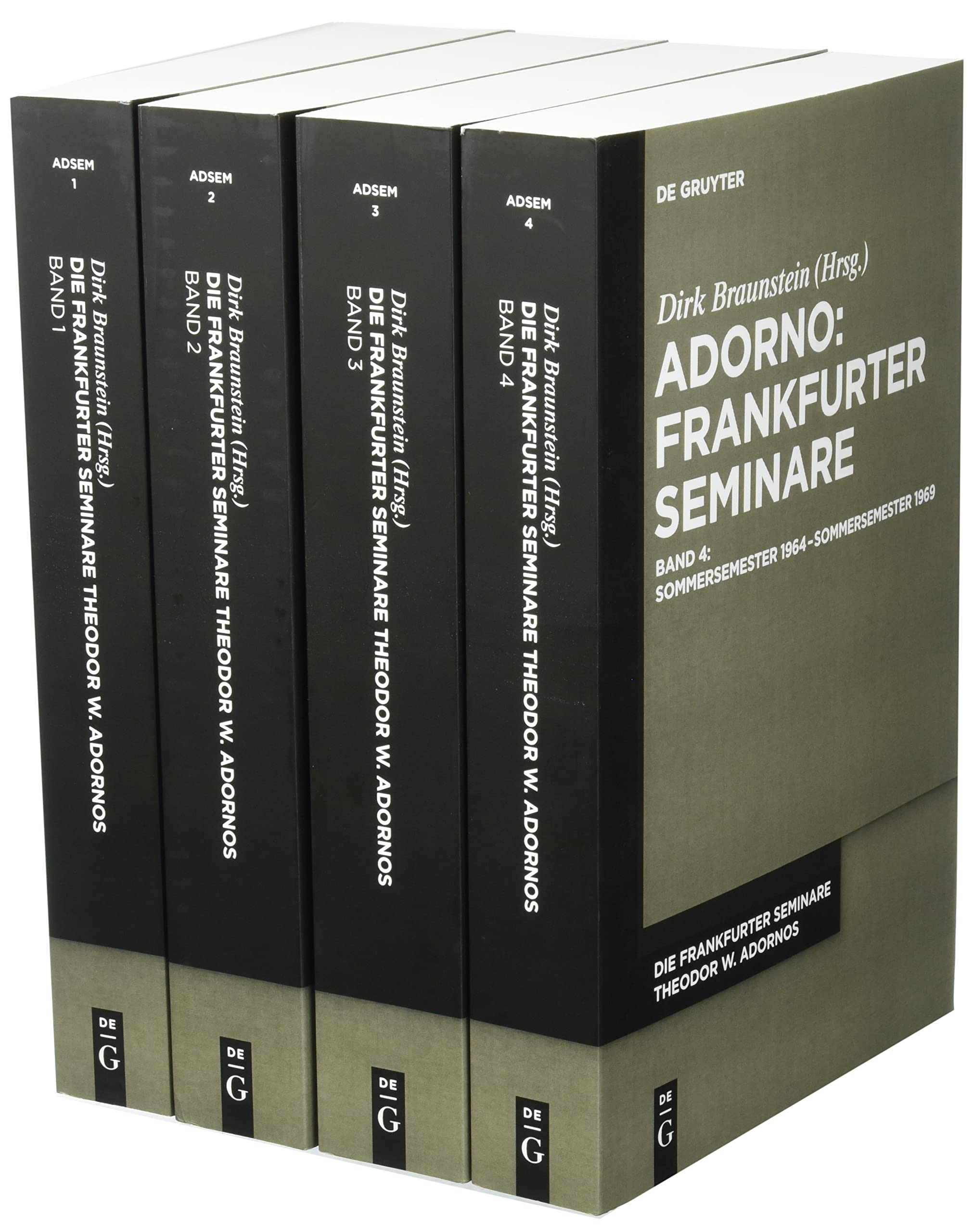 (Die Frankfurter Seminare Theodor W. Adornos) Philosophy