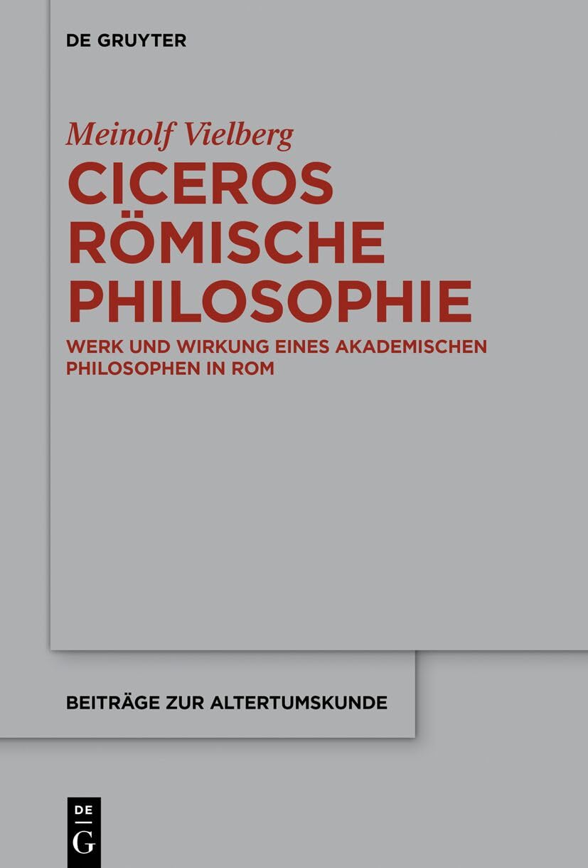 Ciceros römische Philosophie Philosophy