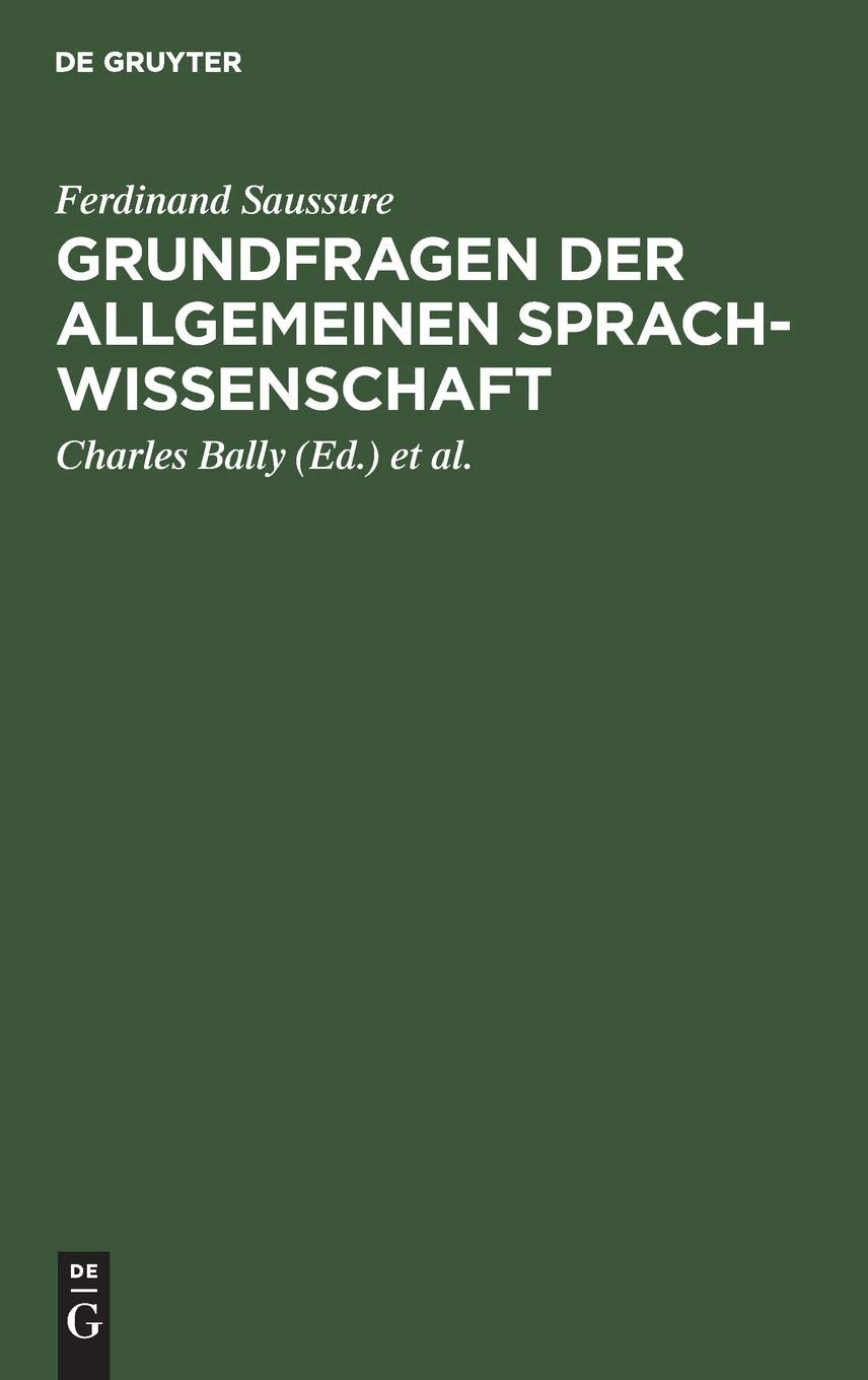 Grundfragen der allgemeinen Sprachwissenschaft Social Sciences