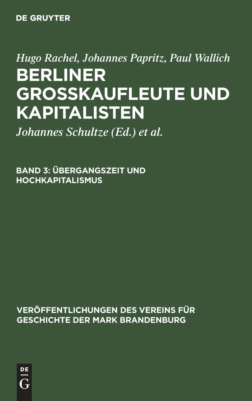 Übergangszeit und Hochkapitalismus Business, Finance & Career