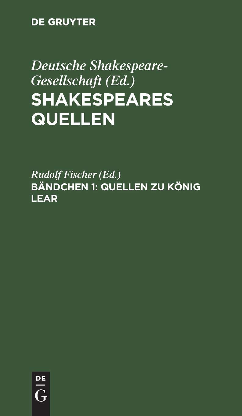 Quellen zu König Lear (Shakespeares Quellen) Contemporary literature
