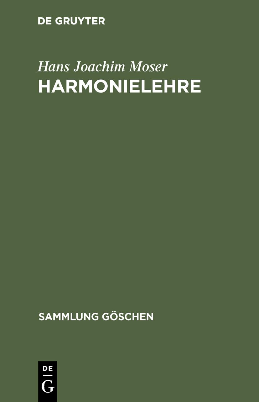 Harmonielehre (Sammlung Göschen, 809, Band 809) Arts & Music