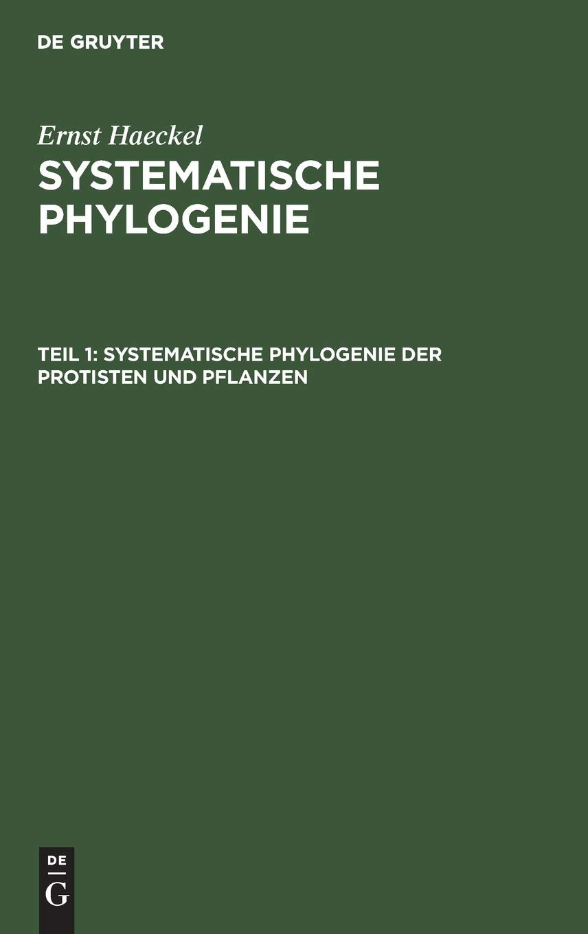 Systematische Phylogenie der Protisten und Pflanzen Reference Books