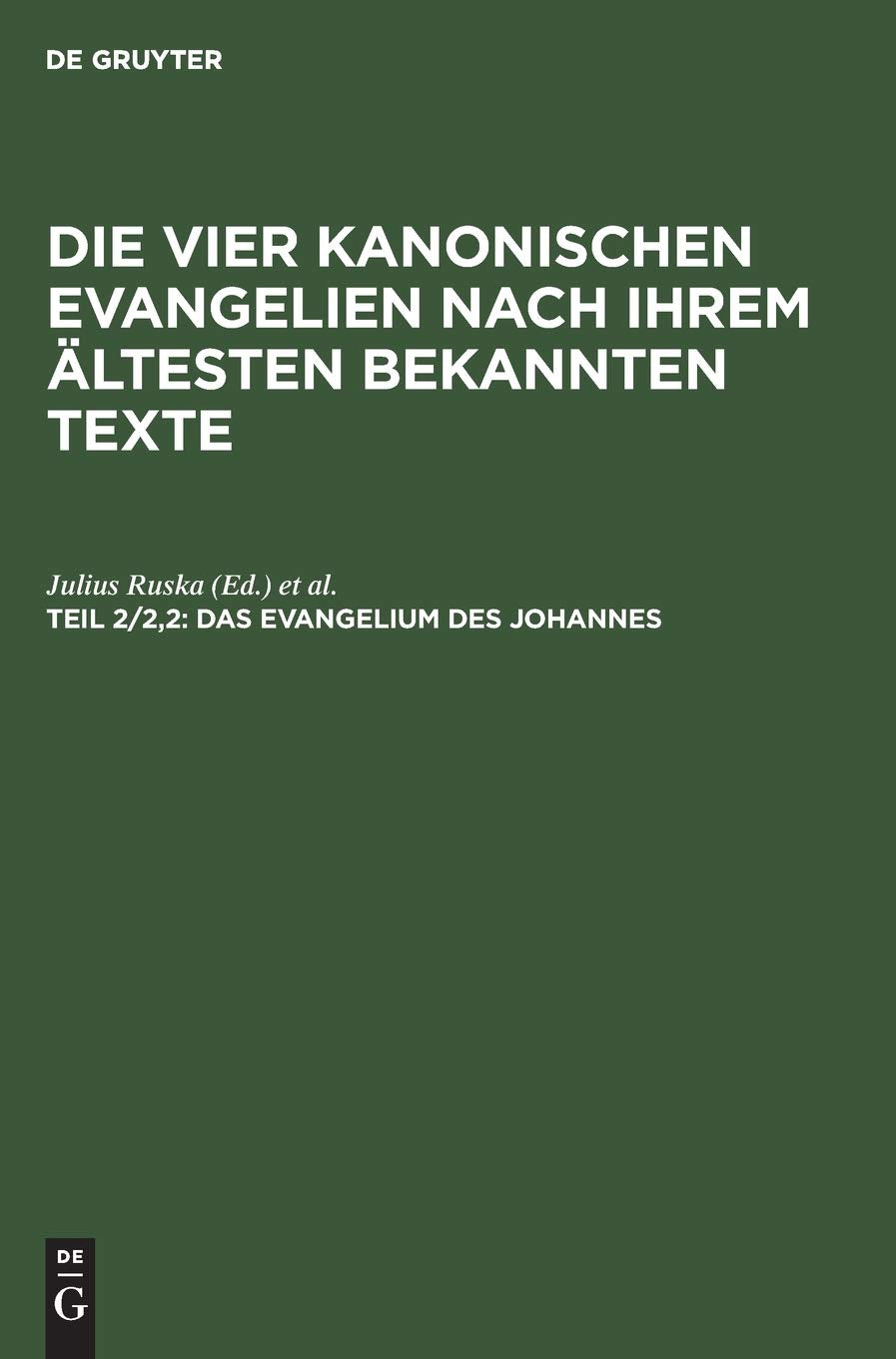 Das Evangelium des Johannes Religion & Esotericism