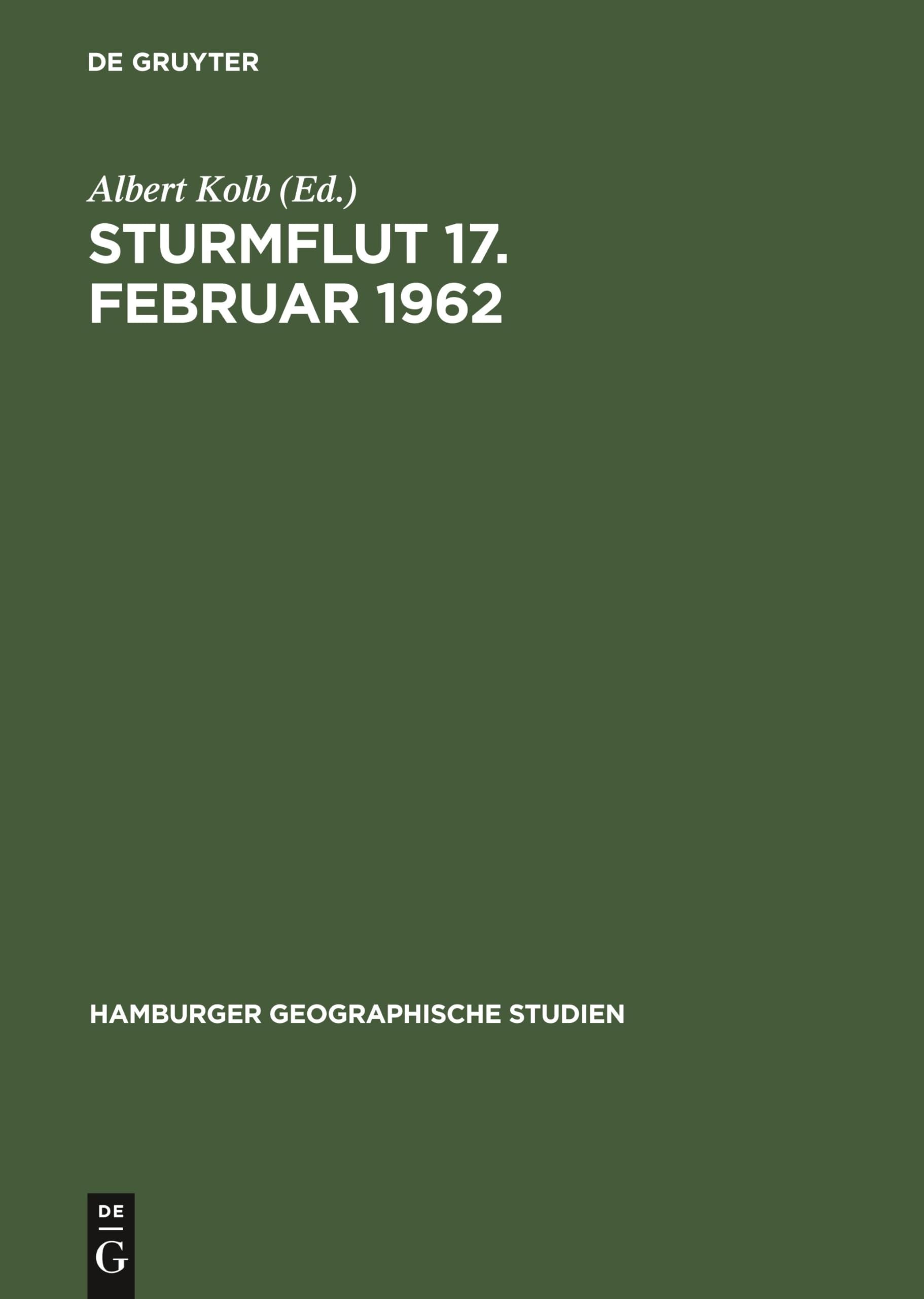 Sturmflut 17. Februar 1962 Geology & Geography