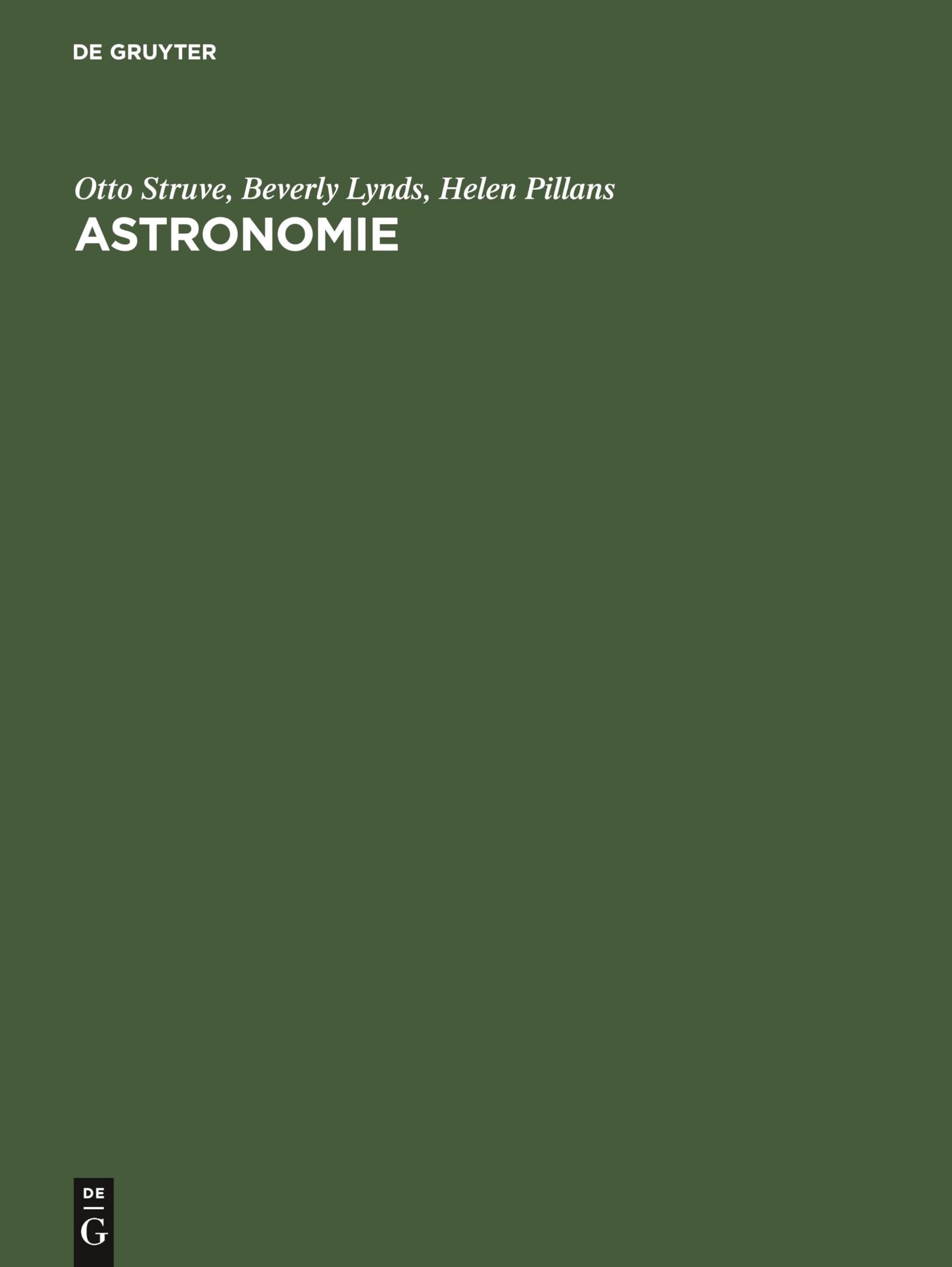 Astronomie: Einführung in ihre Grundlagen Natural Sciences