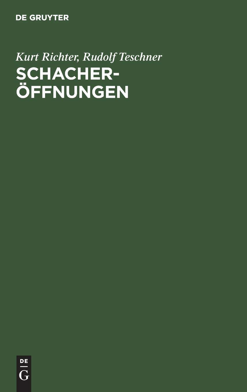 Schacheröffnungen: Der kleine Bilguer General education
