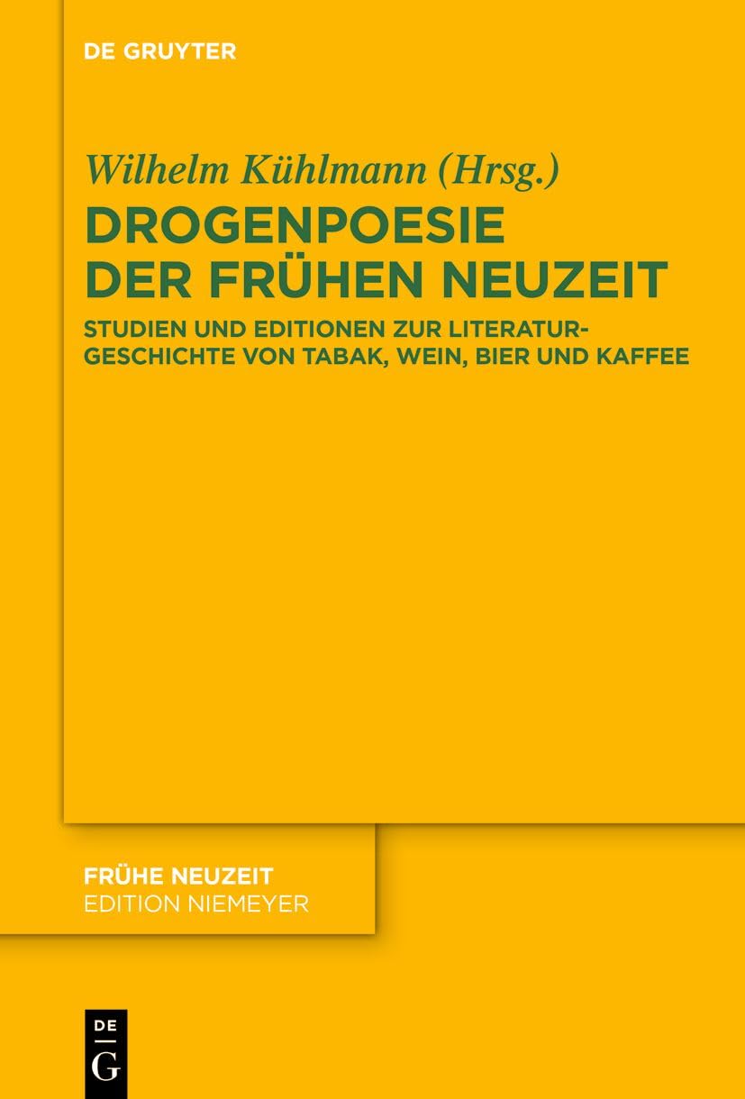 Drogenpoesie der Frühen Neuzeit Books
