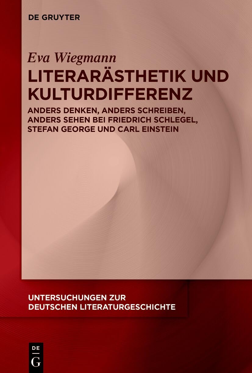 Literarästhetik und Kulturdifferenz Contemporary literature
