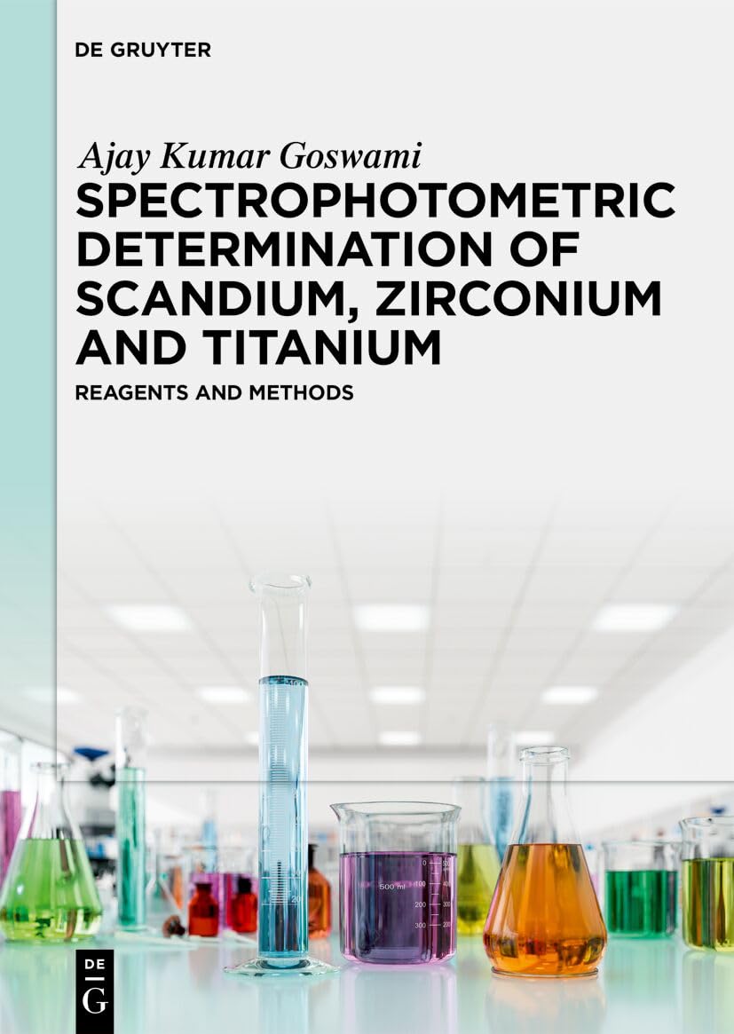 Spectrophotometric Determination of Scandium, Zirconium and Titanium Natural Sciences