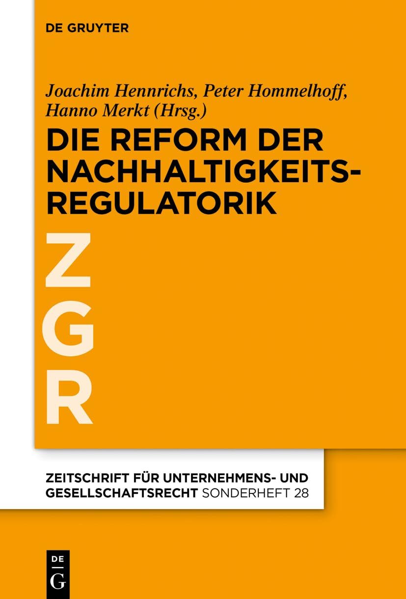 Zur Revision der EU-Nachhaltigkeitsregulatorik Law