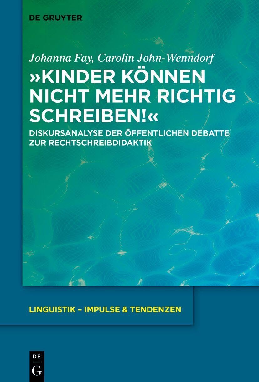 'Kinder können nicht mehr richtig schreiben!' Social Sciences