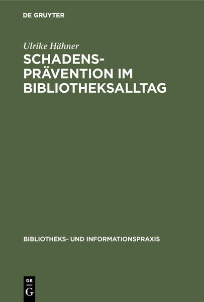 Schadensprävention im Bibliotheksalltag Law