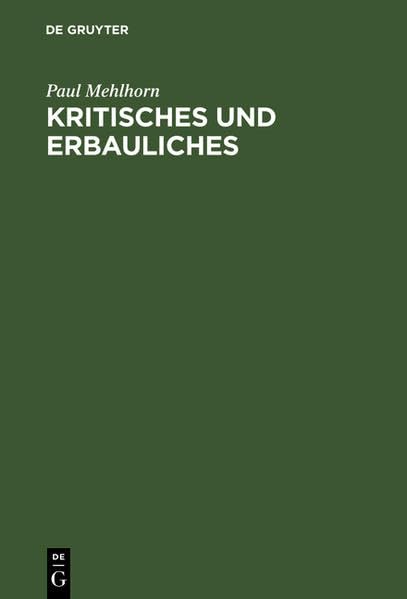 Kritisches und Erbauliches: Drei Worte zum Egidy-Streit Religion & Esotericism