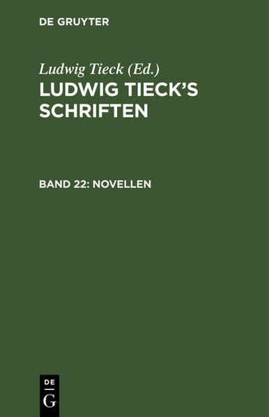 : aus: Ludwig Tieck's Schriften, Bd. 22 Media & Communication