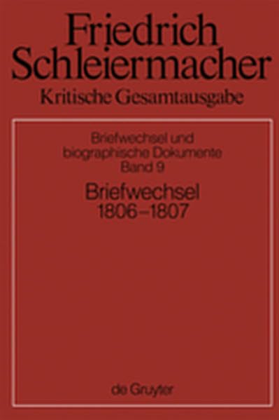 Briefwechsel 1806-1807: (Briefe 2173-2597) book