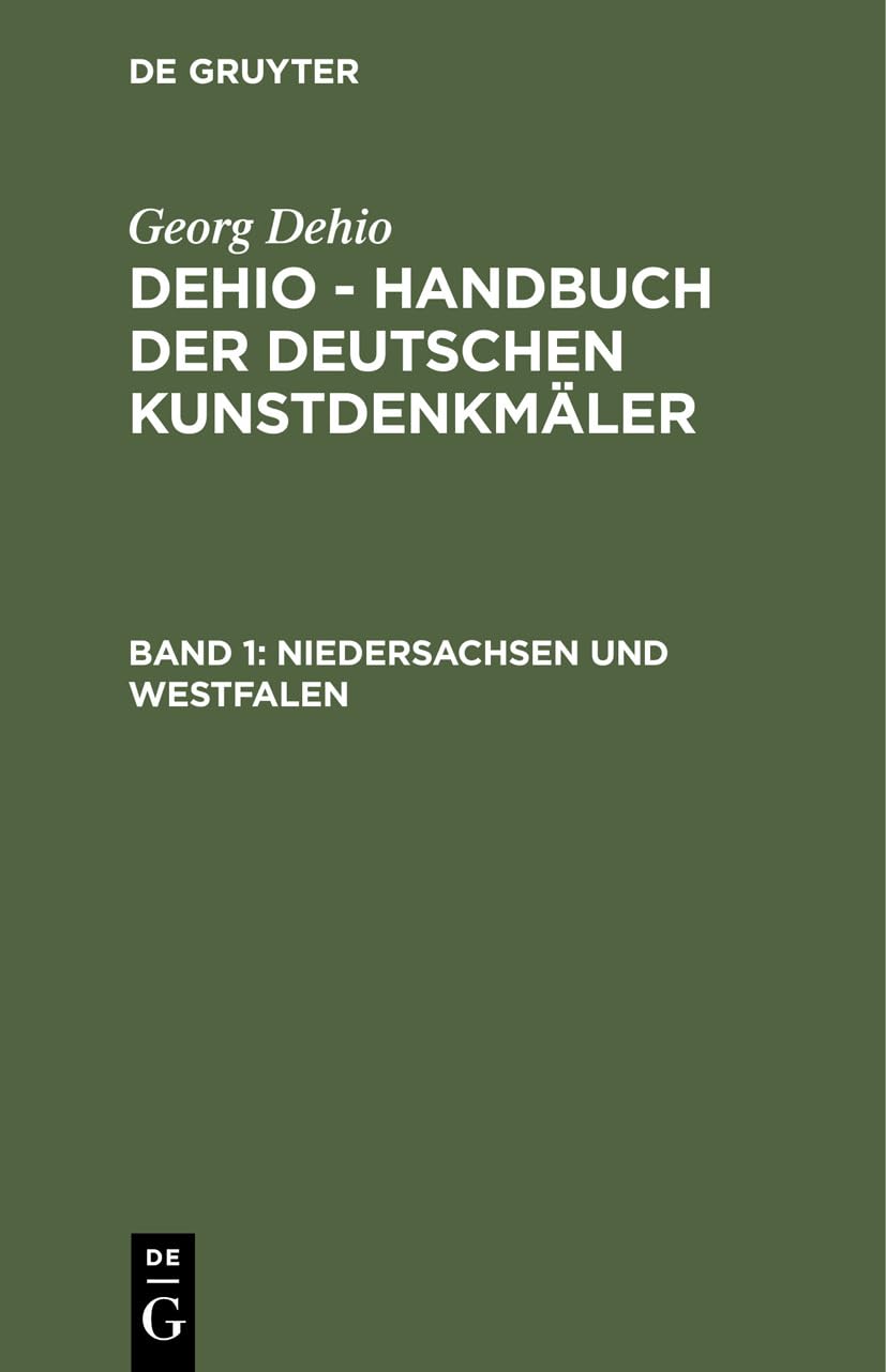 Niedersachsen und Westfalen (Dehio - Handbuch der deutschen Kunstdenkmäler) Social Sciences