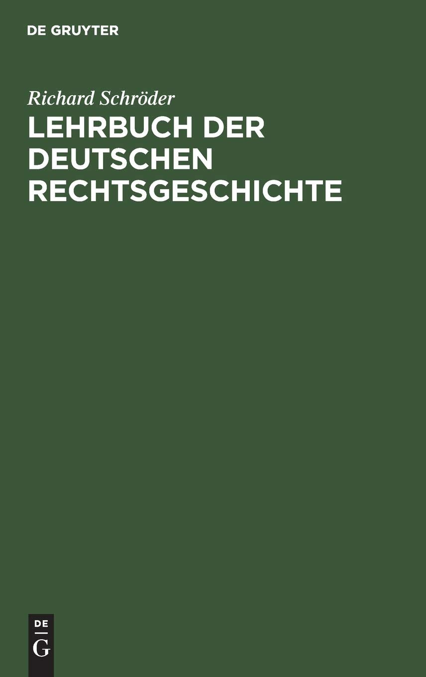 Product Image: Lehrbuch der deutschen Rechtsgeschichte