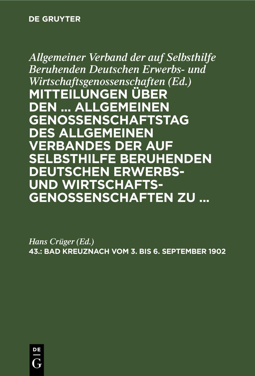 Bad Kreuznach vom 3. bis 6. September 1902 Law
