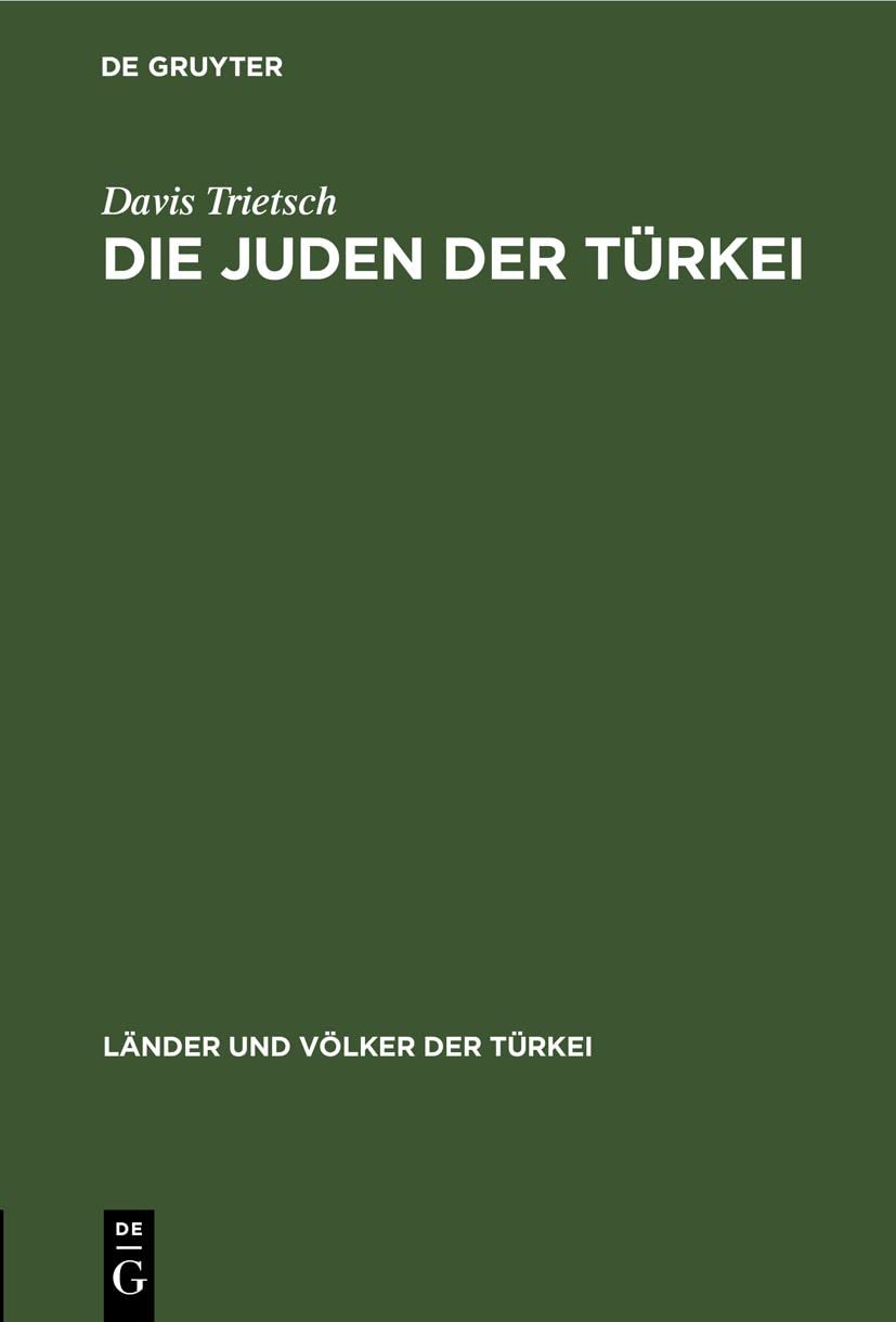 Die Juden der Türkei (Länder und Völker der Türkei, 8, Band 8) Media & Communication