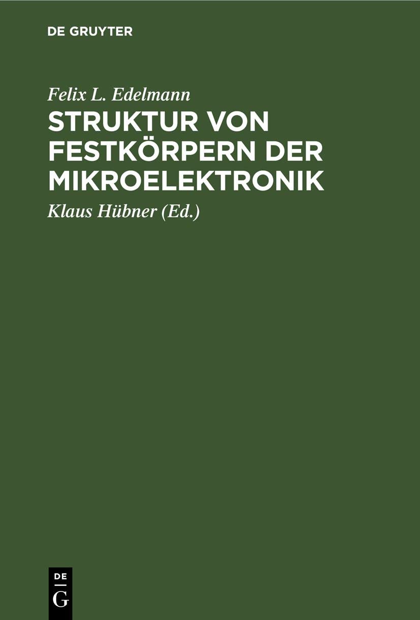 Struktur von Festkörpern der Mikroelektronik Media & Communication