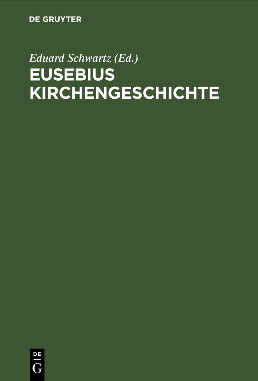 Eusebius Kirchengeschichte Media & Communication
