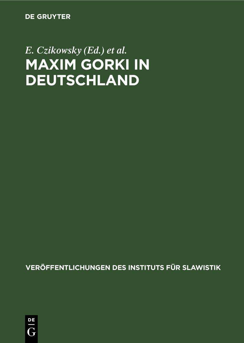 Product Image: Maxim Gorki in Deutschland